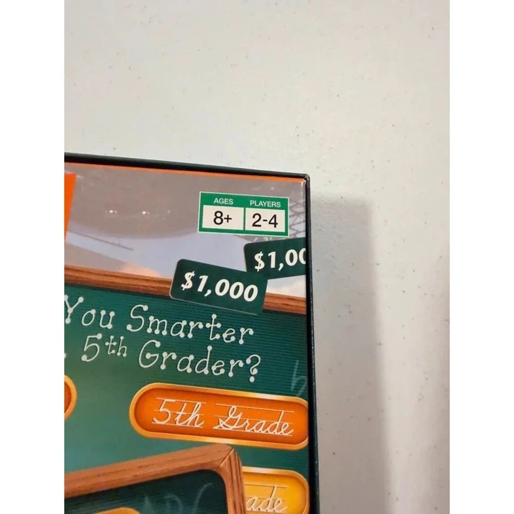Hasbro Are You Smarter Than A 5th Grader? Board Game Ages 8+/ 2-4 Players